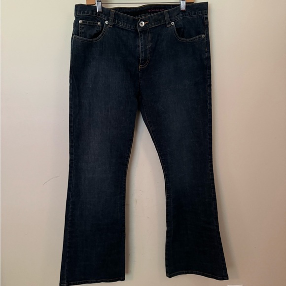 Calvin Klein Mid Rise Vintage Flares size 15 90’s Vintage! - Picture 2 of 11